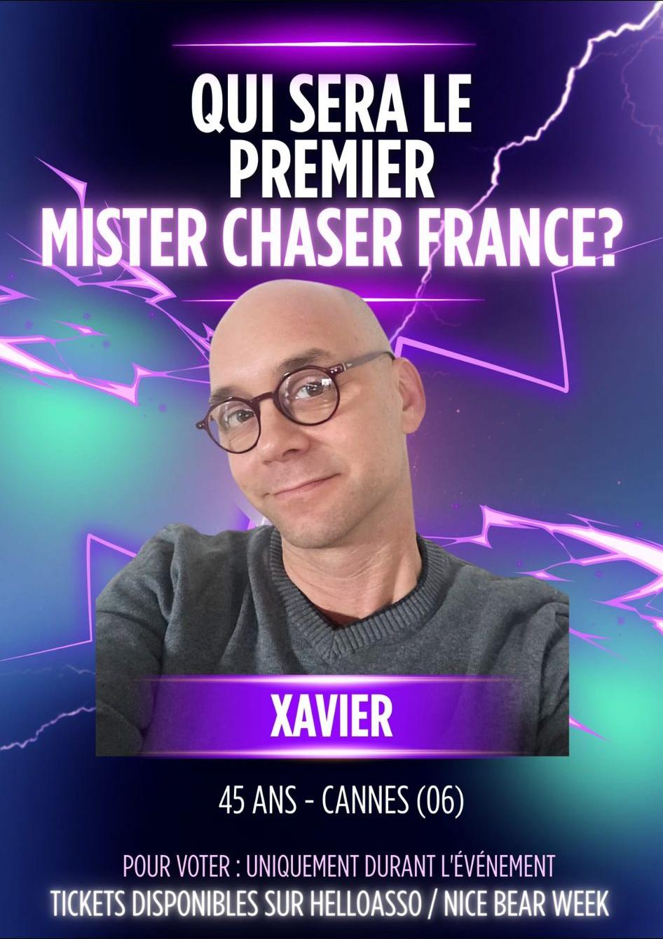 Candidat Mr Chaser France 2026 - Xavier